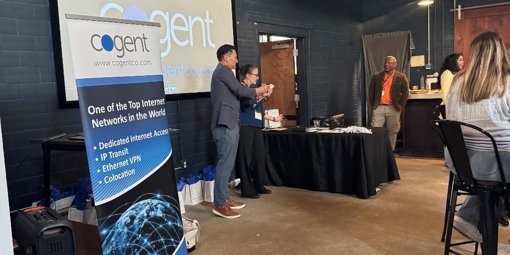 Cogent (@cogentco) on Twitter photo We celebrated the grand opening of our new Atlanta data center—what an amazing event!  Great connecting with prospects & customers who make Cogent special. Plus, gave away awesome raffle prizes, including an iPad!  Huge thanks to #WildHeavenBrewery for hosting! We celebrated the grand opening of our new Atlanta data center—what an amazing event!  Great connecting with prospects & customers who make Cogent special. Plus, gave away awesome raffle prizes, including an iPad!  Huge thanks to #WildHeavenBrewery for hosting!