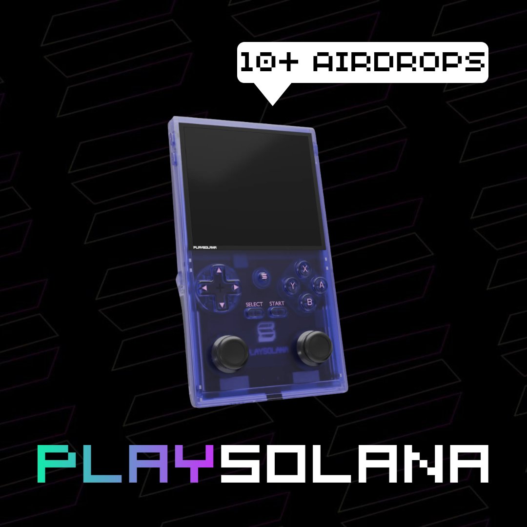FabianoSolana's tweet image. Remember the Saga Phone?

Play Solana could be even bigger

A gaming device that comes with various Airdrops 👇🏼🪂