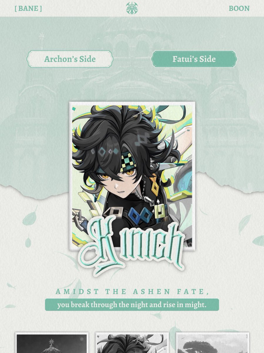 ⠀

Life is a game, we play it to win. Walking from failure to failure with no loss of enthusiasm. The battle isn’t over until we win. I, Kinich, learn from our opponents about hard work and sacrifice. Achieving Archon’s reward.

⠀