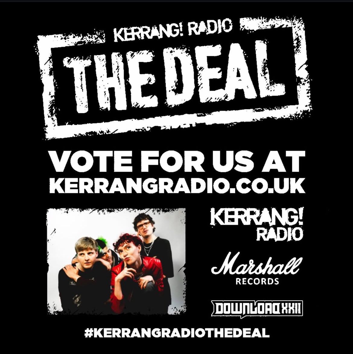 Gender Crisis (@gendercrisisuk) on Twitter photo VOTE GENDER CRISIS ‼️
The winner gets to play <a href="/DownloadFest/">Download Festival</a> and record an EP with <a href="/MarshallRecs/">Marshall Records</a> ❤️
LINK IN OUR BIO VOTE GENDER CRISIS ‼️
The winner gets to play <a href="/DownloadFest/">Download Festival</a> and record an EP with <a href="/MarshallRecs/">Marshall Records</a> ❤️
LINK IN OUR BIO