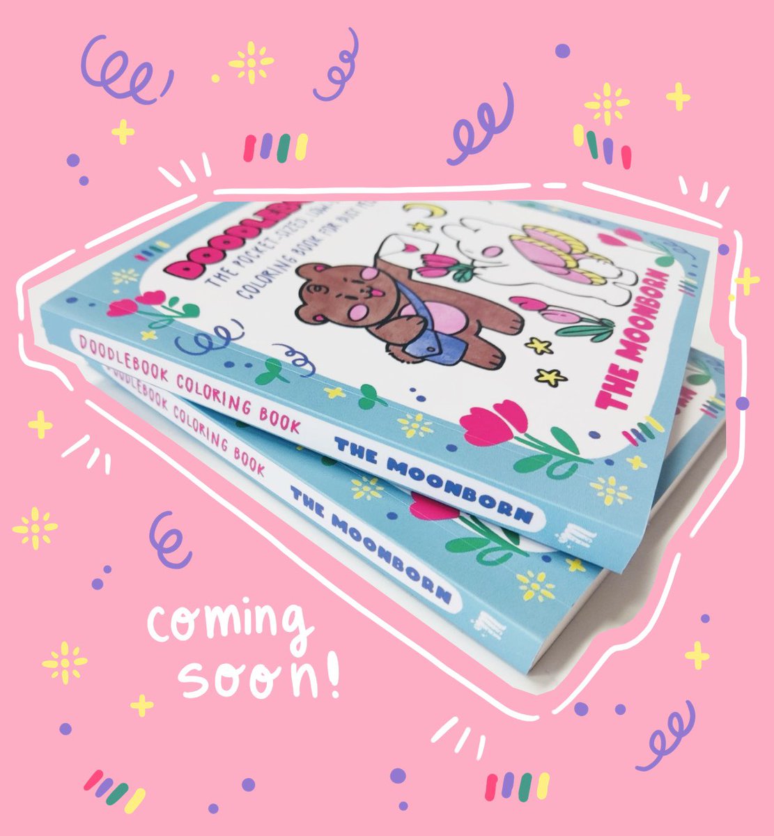 TheMoonborn's tweet image. My coloring books have shipped and should arrive this week!!! 🥳✨

I’m so excited to receive them! These are the manu pics and they look great! I bet they’re cuter in person 💕