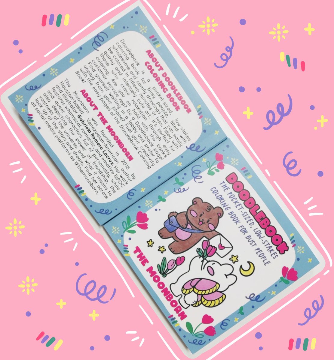 TheMoonborn's tweet image. My coloring books have shipped and should arrive this week!!! 🥳✨

I’m so excited to receive them! These are the manu pics and they look great! I bet they’re cuter in person 💕