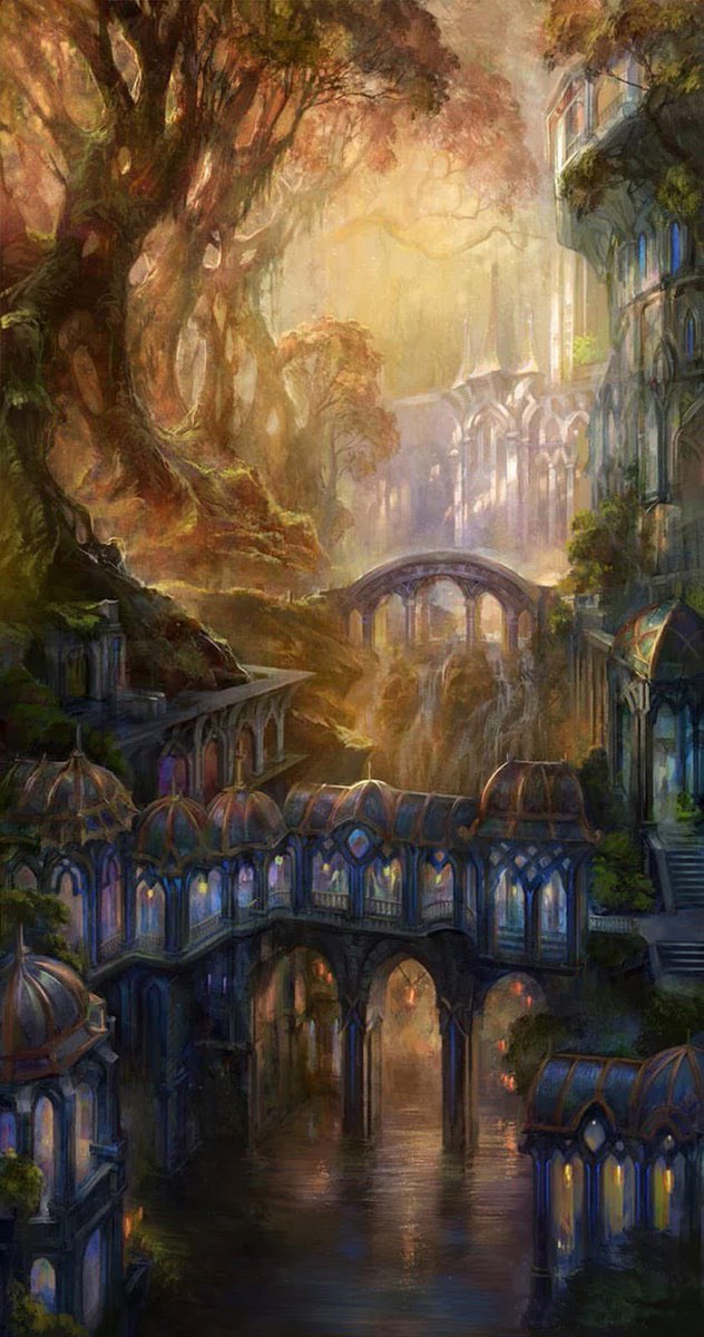 SeanMac67914982's tweet photo. Rivendell 
By SnowSkadi https://t.co/a4Ef62cvcg