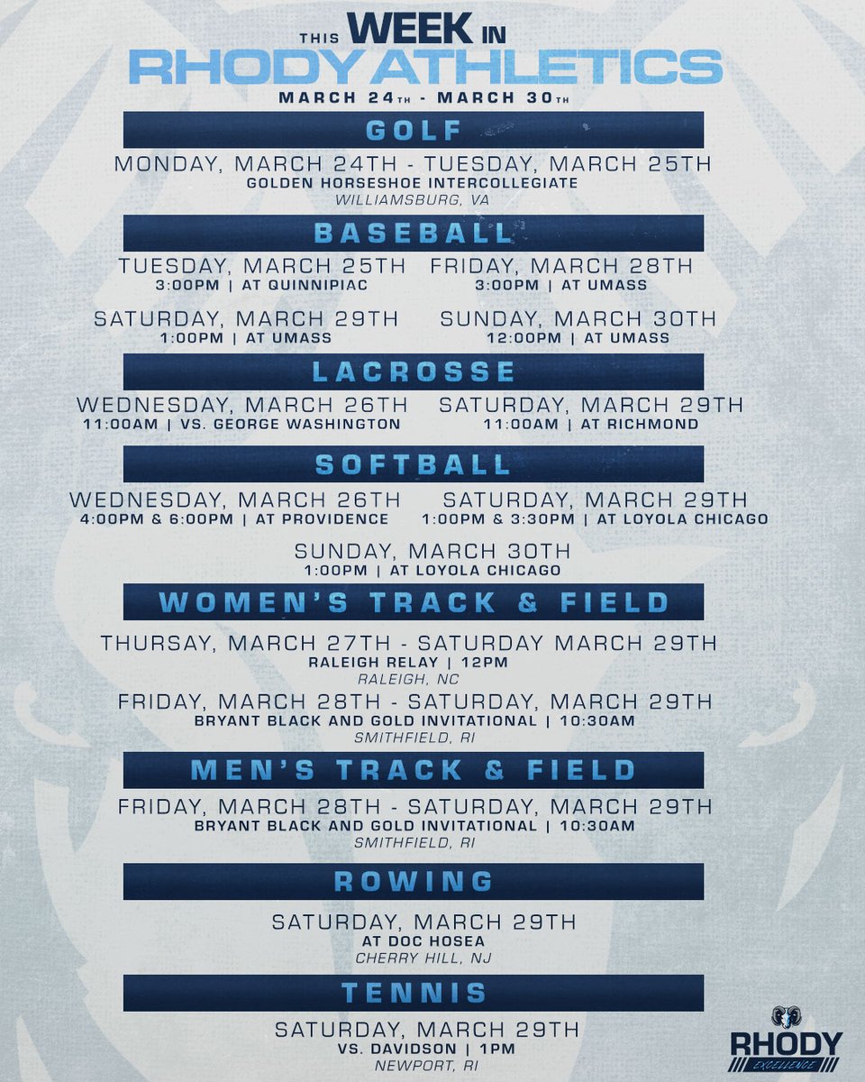 another busy week at Rhody 🐏🐏🐏