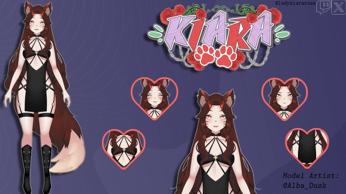 LadyKiaraRose's tweet photo. Hi, my name is Kiara & I would love to branch out & meet more vtuber friends~
Promise I don’t bite 😇🩵🌹
#introcard #ENVtuber https://t.co/SNG0VlwZXT