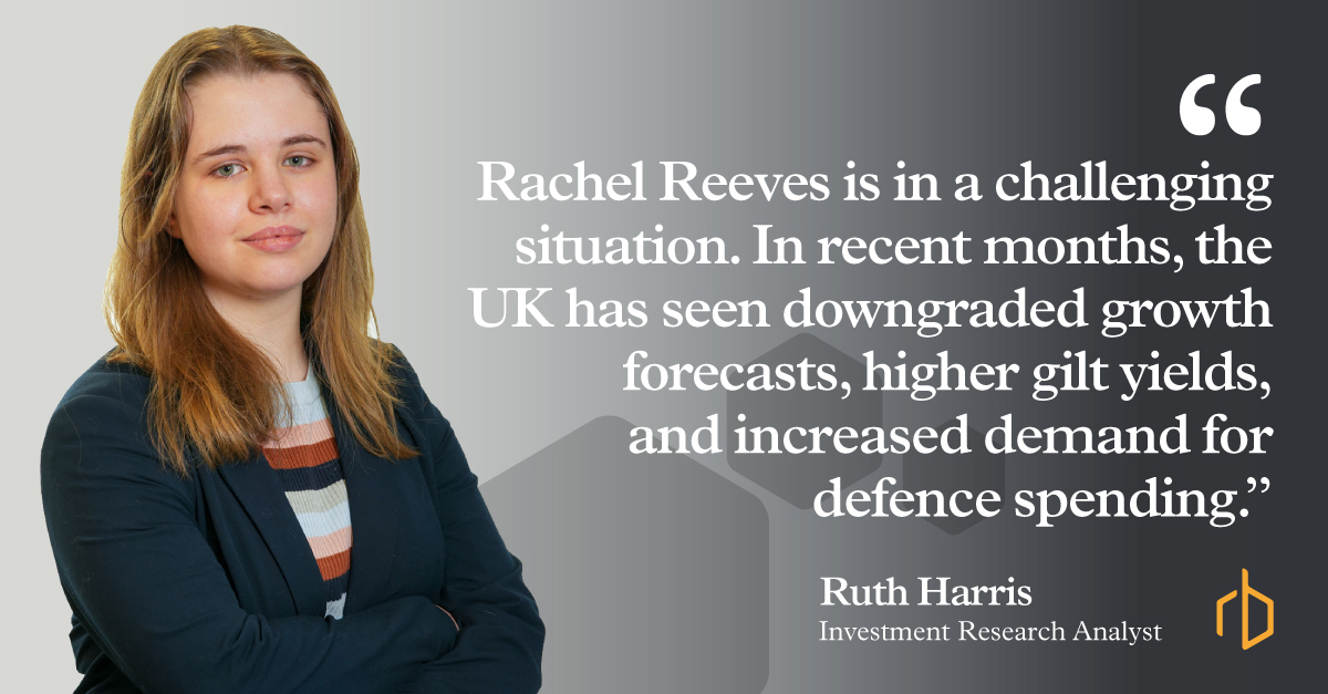 What changes might we see in the Chancellor’s 2025 Spring Forecast? Ruth Harris, Alastair Power and James Igoe consider the key questions here: bit.ly/4iBCXrw
#Investing #SpringForecast2025