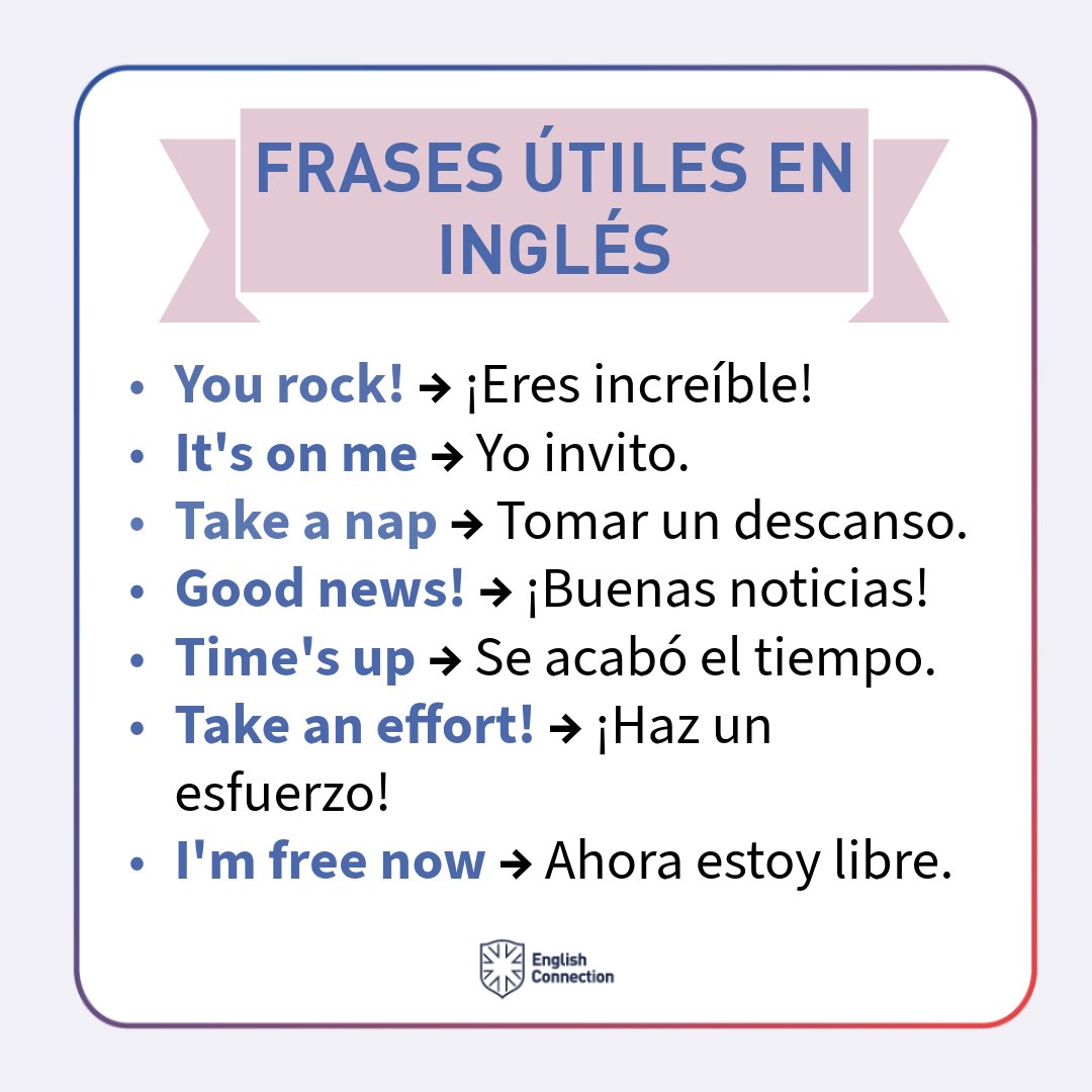 AcademiasEC's tweet photo. Aprende frases útiles en inglés para mejorar tu vocabulario y expresarte con más confianza. ¡Guarda este post y empieza a usarlas hoy mismo! ✨ https://t.co/66wJcE0bO6