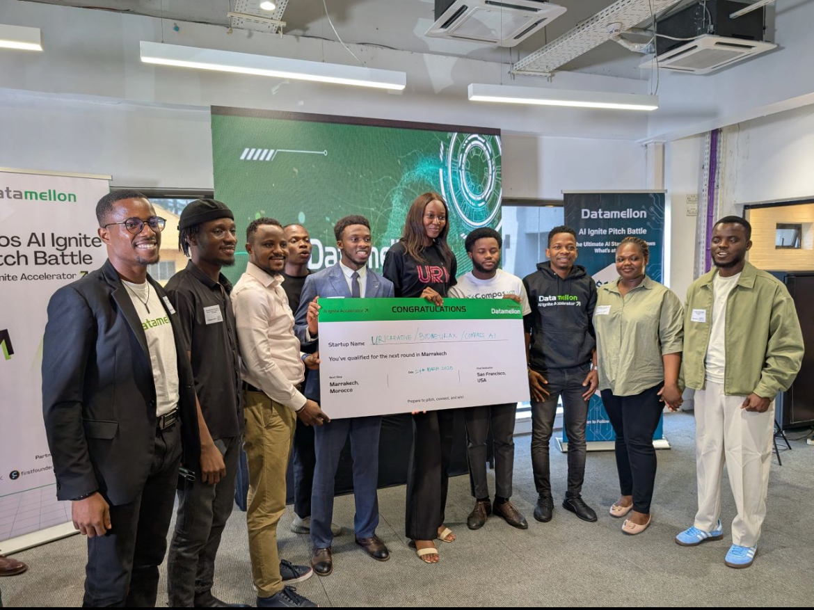 datamellon_ltd's tweet photo. We have have our Semi Finalists! ๐๐๐
LIVE from Datamellon AI Ignite Lagos!
Congratulations to Collins Elue, David-Bobola Ojoawo and Emmanuel Aninwezi! Your innovation is taking you to the next stage of the AI Ignite journey!
Next stop: Ghana!
#Datamellon #AIignite https://t.co/EaSY9EVFDd
