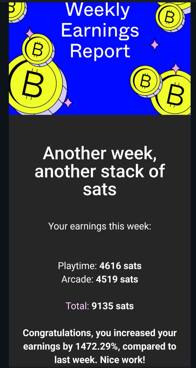 OwnBitcoin's tweet image. Playing free games from Google Play and Apple Store to earn Bitcoins could never be more easy and free check out my week earnings below

Play games and earn Bitcoin on ZBD! Use my referral code:
JJ2Q2P
zbd.link/hcHi/invite?af…
