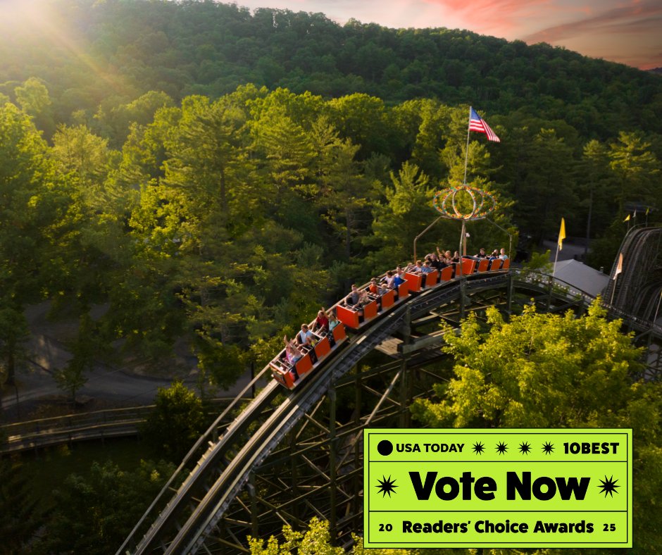 knoebels's tweet photo. We're nominated! We're humbled to once again be nominated in THREE categories for USA Today's 10Best awards! We sure would appreciate your votes!

🎠 Best Park: https://t.co/pSrUVjhtSP
🍽️ Best Restaurant: https://t.co/VzTpj4GtCO
🎢 Best Roller Coaster: https://t.co/CcJCcn4ms8 https://t.co/qSMqINav7Z