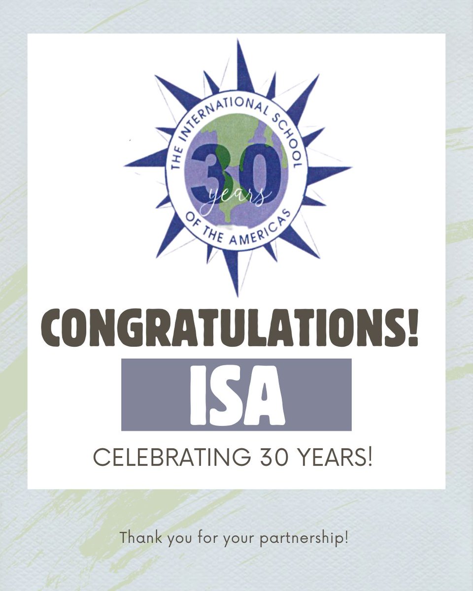 Trinity University Department of Education (@tu_eddept) on Twitter photo Celebrating 30 Years! Thirty years ago, our university proudly helped establish the International School of the Americas (ISA)—a visionary magnet school. We look forward to continuing our collaboration in shaping the next generation of global leaders! Trinity University <a href="/NEISD/">North East ISD</a> Celebrating 30 Years! Thirty years ago, our university proudly helped establish the International School of the Americas (ISA)—a visionary magnet school. We look forward to continuing our collaboration in shaping the next generation of global leaders! Trinity University <a href="/NEISD/">North East ISD</a>