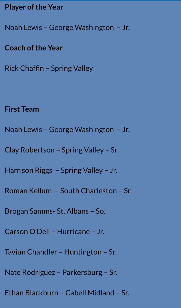Thankful to be named 1st team all MSAC for the second year in a row <a href="/OllyReedSports/">Olly Reed Sports</a> <a href="/PrepHoops_WV/">PrepHoopsWV</a> <a href="/KevinMoses38/">Kevin Moses LLC</a> <a href="/WVGoldHoops/">WV Gold Hoops</a> <a href="/BlueChipsNation/">BlueChips Nation Hoops</a>