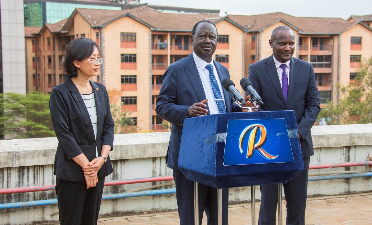 Raila Odinga (@railaodinga) on Twitter photo The Chinese Ambassador to Kenya Her Excellency Guo Haiyan <a href="/ChineseEmbKenya/">Chinese Embassy in Kenya</a>, accompanied by the CS Treasury and Economic Planning, paid me a visit. China and Kenya have historic mutual and cordial relations. We collaborate on trade, industry, technology, and infrastructure. The Chinese Ambassador to Kenya Her Excellency Guo Haiyan <a href="/ChineseEmbKenya/">Chinese Embassy in Kenya</a>, accompanied by the CS Treasury and Economic Planning, paid me a visit. China and Kenya have historic mutual and cordial relations. We collaborate on trade, industry, technology, and infrastructure.