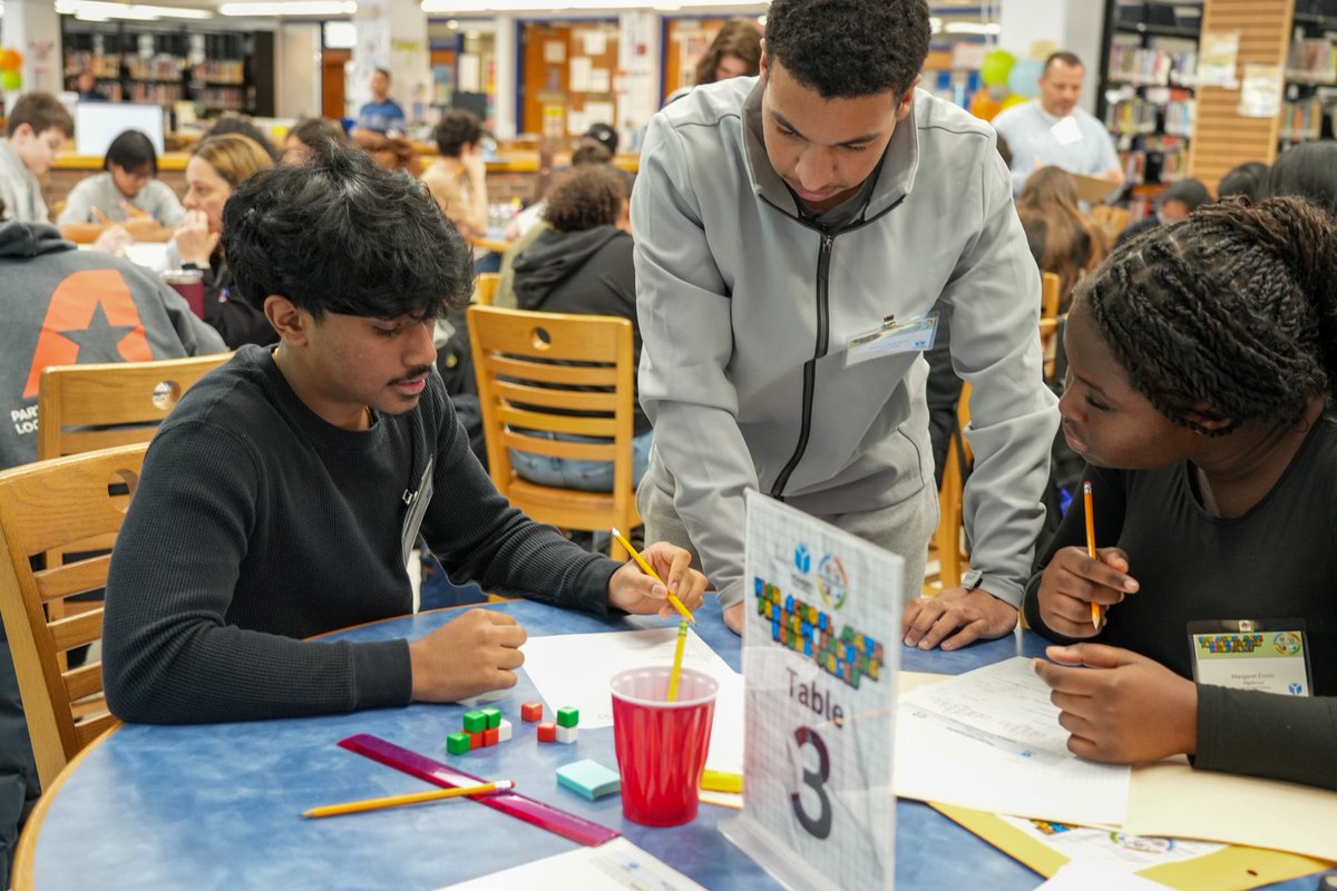Our high school Math Wizards were hard at work last week solving algebraic expressions at the Yonkers Public Schools led Math Competition. Day 1 was a major success filled with collaboration, riddles and teamwork. #YonkersMagic