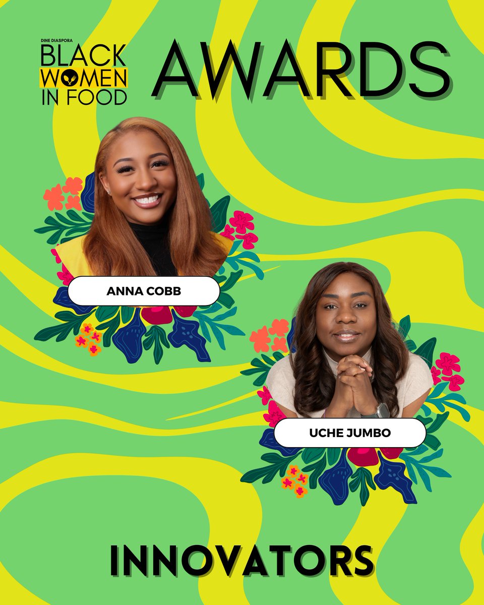 The future of food is in good hands!

The #BlackWomenInFood Awards Innovators are solving food’s biggest challenges by revolutionizing breakfast and shaking up the beverage aisle.

🔬Go to blackwomeninfood.org/awards to meet the ladies changing how we eat and drink.