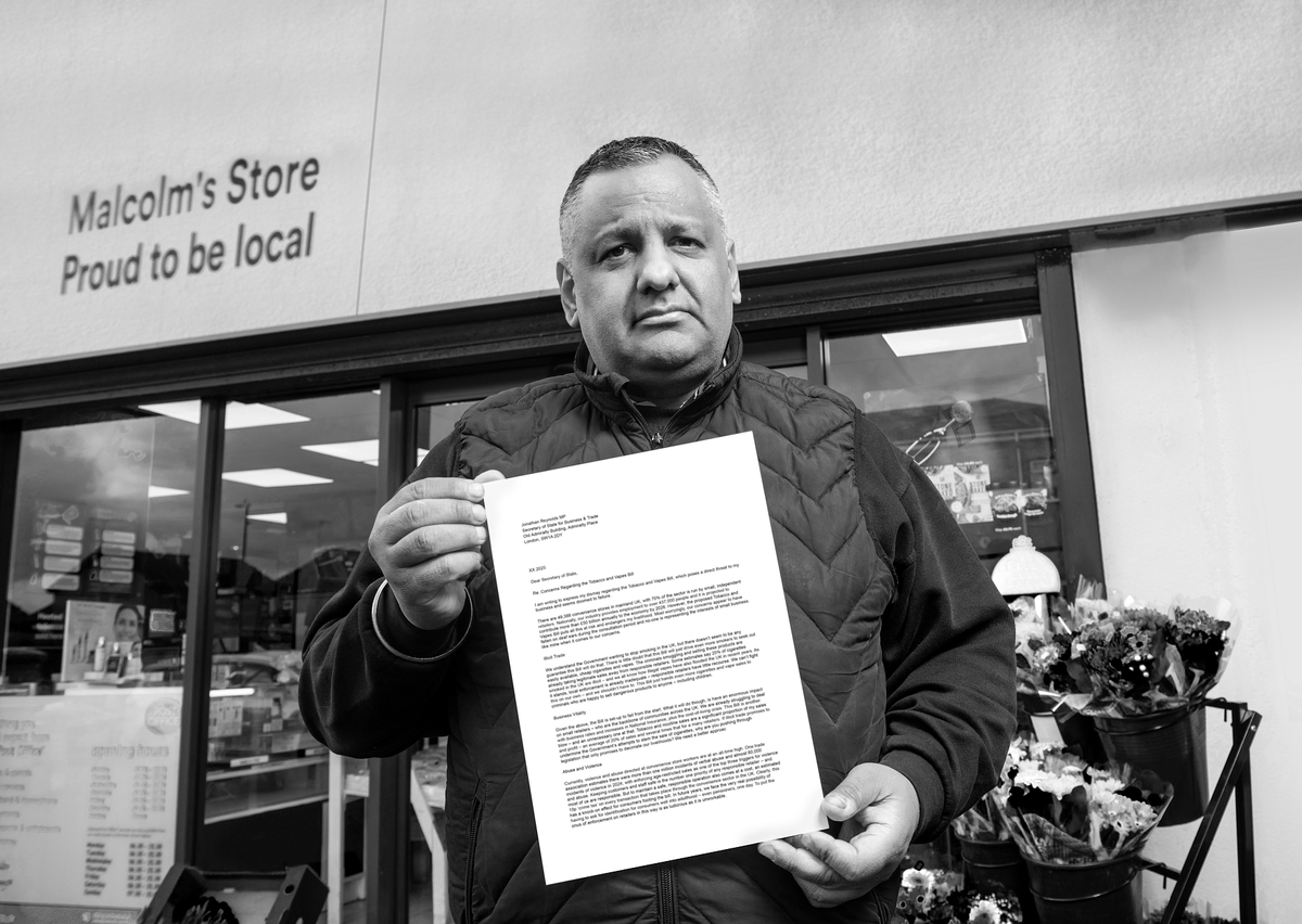 Protect Your Store, Have Your Say.

The Tobacco and Vapes Bill poses a direct threat to the livelihoods of convenience retailers like us. It’s time to send a letter to Jonathan Reynolds MP, Secretary of State for Business &amp; Trade – simply click this link, submit your details and