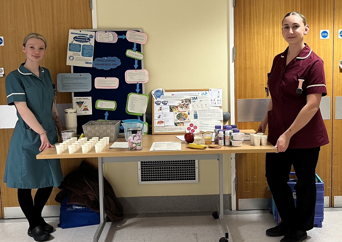 SLT Worcs Acute (@waht_slt) on Twitter photo Last week SLT and Dietetic assistants Hope and Holly celebrated #swallowingawareness25 by treating ward colleagues to a taste of thickened mocktails and supplements! <a href="/WorcsAcuteNHS/">Worcestershire Acute NHS</a> <a href="/AcuteDietitians/">Dietitians at Worcestershire Acute Trust</a> <a href="/HayterRachael/">Rachael Hayter</a> <a href="/akdufley/">Amanda Dufley</a> <a href="/andreajmilton/">Andrea Milton</a> 🍹🍸 Last week SLT and Dietetic assistants Hope and Holly celebrated #swallowingawareness25 by treating ward colleagues to a taste of thickened mocktails and supplements! <a href="/WorcsAcuteNHS/">Worcestershire Acute NHS</a> <a href="/AcuteDietitians/">Dietitians at Worcestershire Acute Trust</a> <a href="/HayterRachael/">Rachael Hayter</a> <a href="/akdufley/">Amanda Dufley</a> <a href="/andreajmilton/">Andrea Milton</a> 🍹🍸