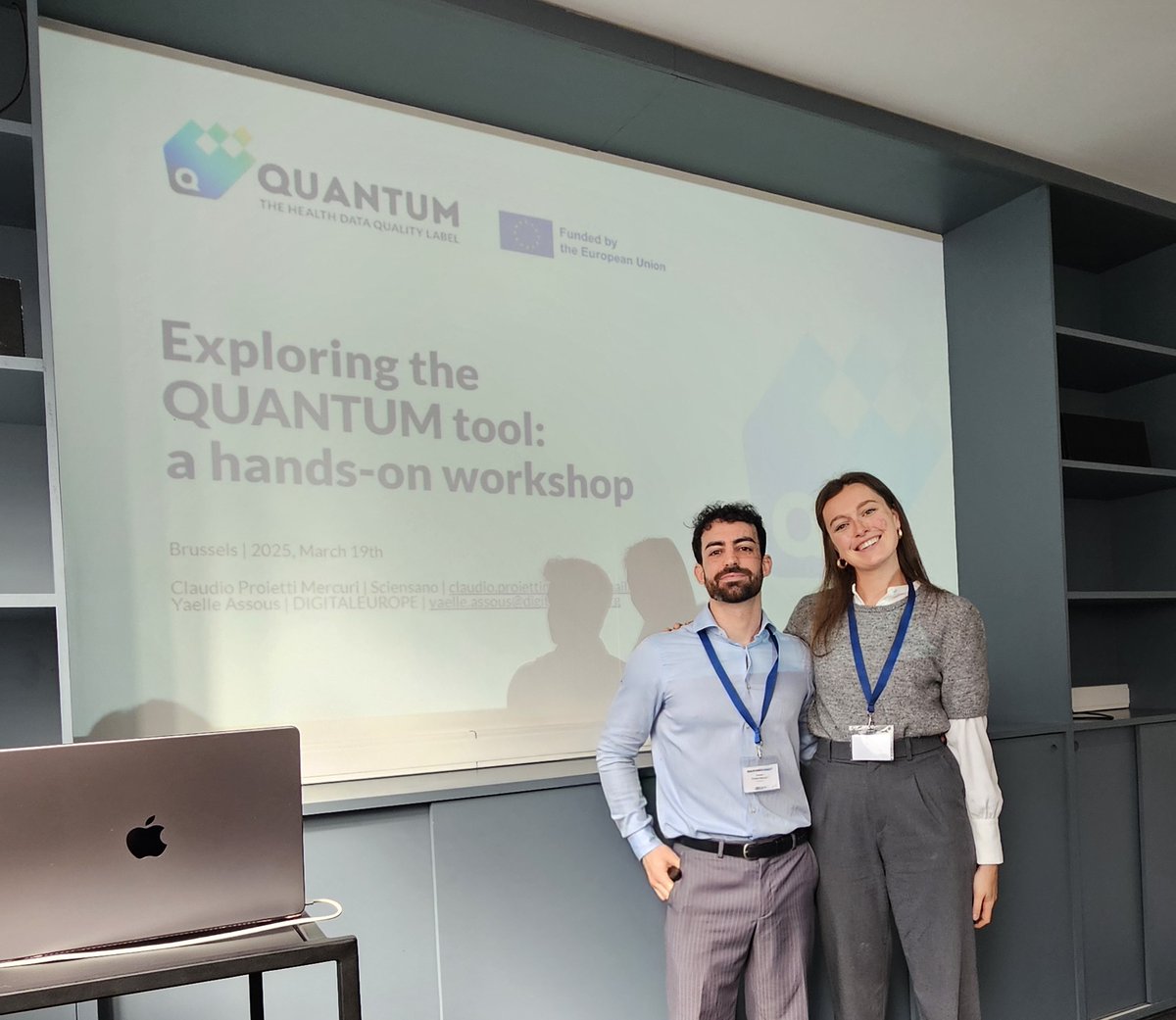 QUANTUM Project (@quantumcsa) on Twitter photo QUANTUM at #HealthDataSummit2025!
💬 Enrique Bernal-Delgado (<a href="/iacs_aragon/">IACS (Salud-Aragón)</a>) highlighted our work on a #dataquality & utility label for #EHDS.
🛠️ Hands-on workshop by Claudio Proietti Mercuri & Yaëlle Assous on our pilot tool to assess data quality, utility & data holders' maturity QUANTUM at #HealthDataSummit2025!
💬 Enrique Bernal-Delgado (<a href="/iacs_aragon/">IACS (Salud-Aragón)</a>) highlighted our work on a #dataquality & utility label for #EHDS.
🛠️ Hands-on workshop by Claudio Proietti Mercuri & Yaëlle Assous on our pilot tool to assess data quality, utility & data holders' maturity