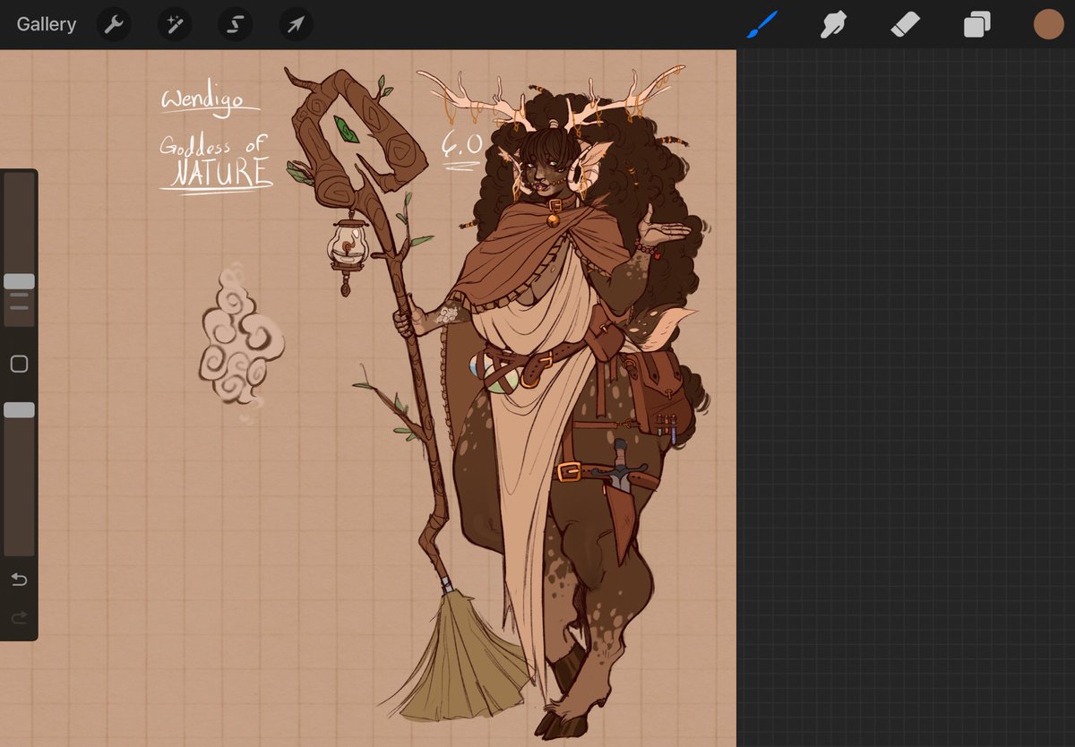 hxney_bitz's tweet photo. Doing a character sheet for my oc alda :3 #oc #characterdesign #fantasy #reference #deer #ram #deityoc #art #artist https://t.co/LCaWddULGL