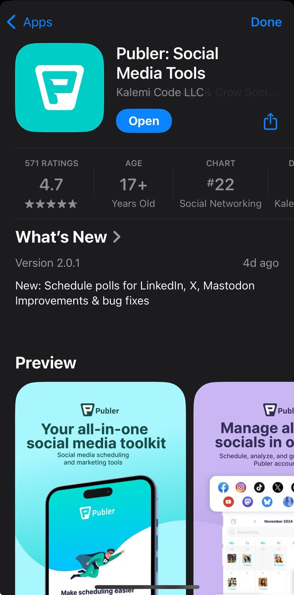 یکی از بهترین اپ ها برای دانلود ویدیو از اینستا و توییتر و یوتیوب و …

apps.apple.com/us/app/publer-…

فقط کافیه اون ویدیو رو با زدن دکمه share به اپ برنامه بفرستید و تمام خودش دانلود میشه میره تو گالری