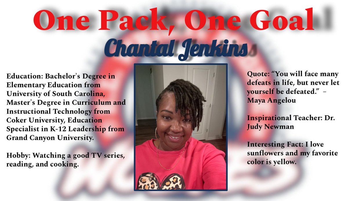 E. L. Wright Middle (@elwms) on Twitter photo One Pack, One School. Recognizing one of our new LAW teachers for the 2024-2025 School Year. #PurposeDrivenFutureReady <a href="/RichlandTwo/">Richland School District Two</a> One Pack, One School. Recognizing one of our new LAW teachers for the 2024-2025 School Year. #PurposeDrivenFutureReady <a href="/RichlandTwo/">Richland School District Two</a>