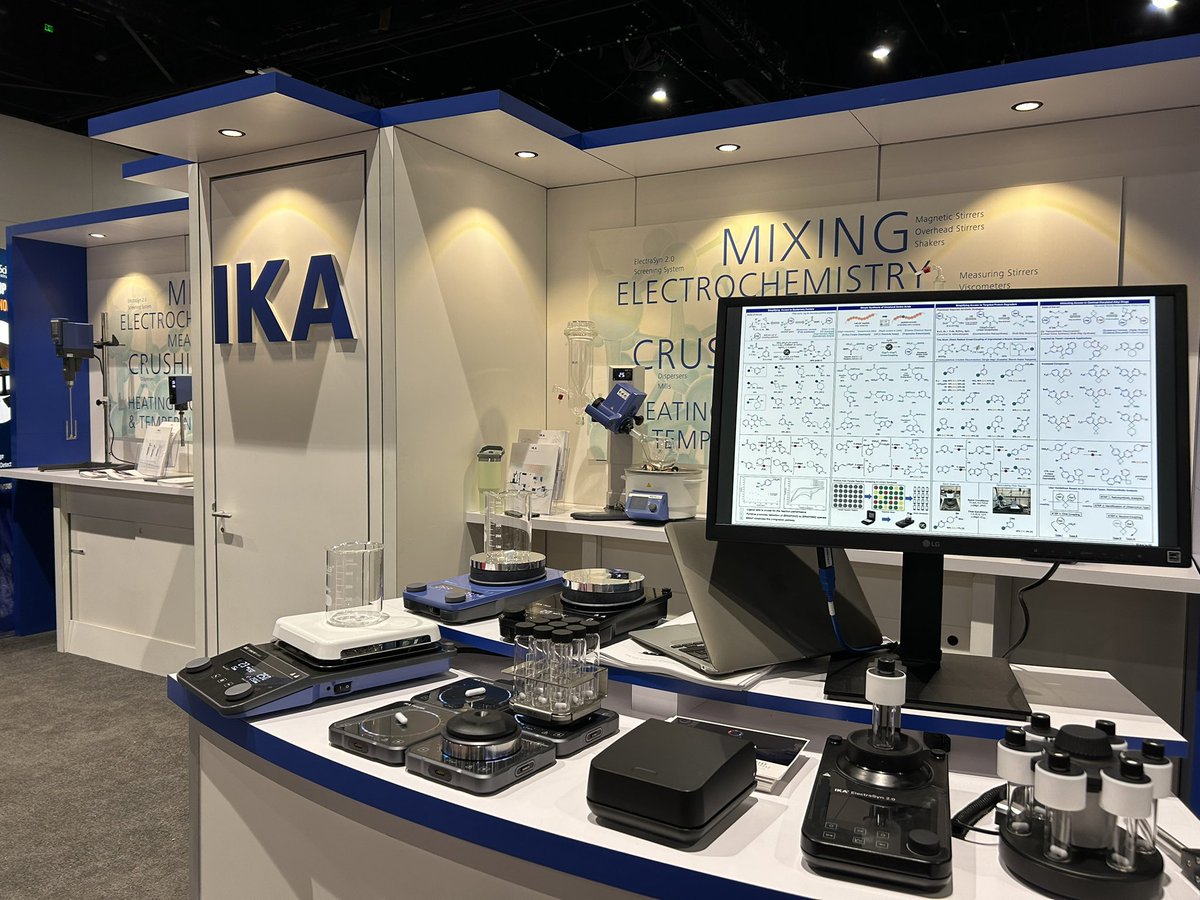 Interested in electrochemistry, medicinal chemistry building blocks, or nickel catalysis? Or maybe all three? Come visit us at the <a href="/IKAworldwide/">IKA</a> booth #3627 at #ACSspring2025!