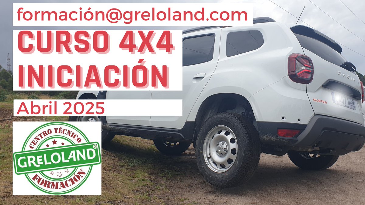 CURSO 4X4 ABRIL EN CORUÑA
greloland.com/evento/5718/cu…