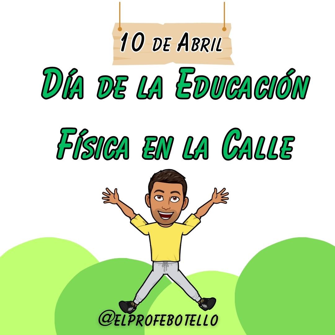 RaulBotello_'s tweet image. ✅ ¿Quieres una idea para celebrar la Efeméride del 10 de abril en tu centro? 
Dale un ♥️ que sale en breve #edufis