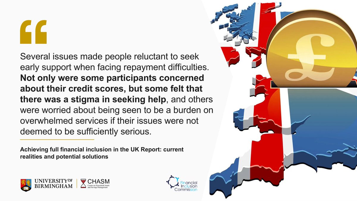 College of Social Sciences (@coss_birmingham) on Twitter photo It’s <a href="/StepChange/">StepChange</a> #DebtAwarenessWeek, and stigma still prevents people from seeking support when struggling with debt repayments. Concerns over credit scores, fear of being a burden, and lack of trust in providers all play a role. It’s <a href="/StepChange/">StepChange</a> #DebtAwarenessWeek, and stigma still prevents people from seeking support when struggling with debt repayments. Concerns over credit scores, fear of being a burden, and lack of trust in providers all play a role.