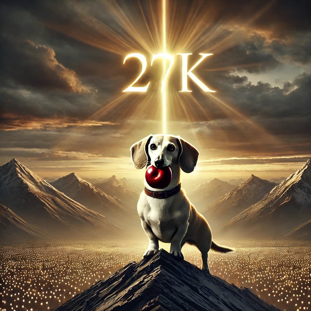 Redapdog walks quietly.
27,000 follow.
The first to move are the first to arrive.
🐶🍎

youtube.com/@redapdog?si=-…