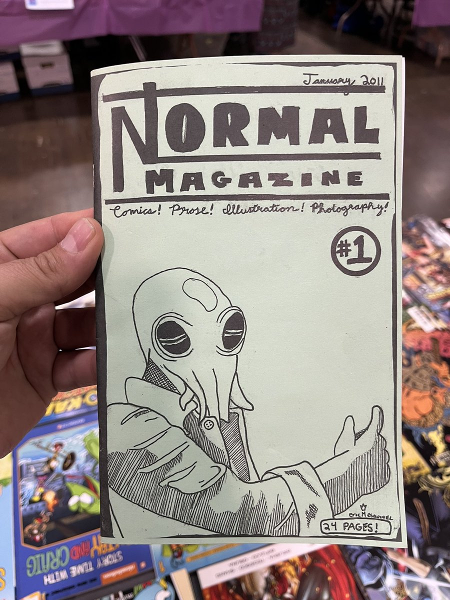 ericMesquivel's tweet image. This is my absolute last copy of this ‘zine that I edited and published back in the day, to help promote the work of local Arizonan indie kids who I thought deserved a wider audience.

Available here: tinyurl.com/NormalZine

#zine #zines #zinestergram #tonymcmillan #tonymcmillen