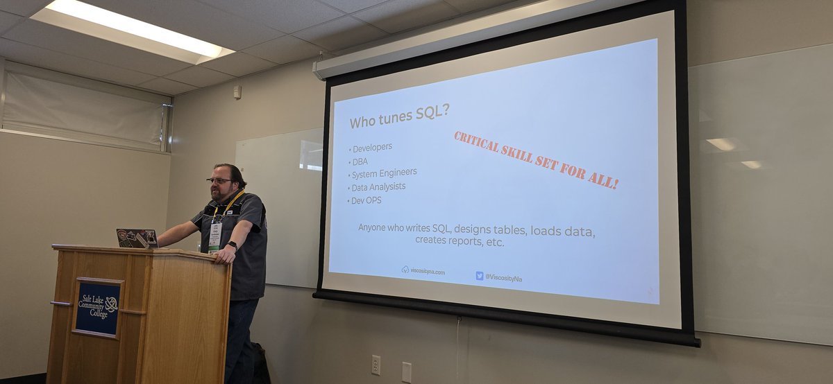 Martin Klier (@martinklierdba) on Twitter photo How a #developer should optimize #oracle #performance by @ggordham.bsky.social at #UTOUG25 @UTOUG
<a href="/oracleace/">Oracle ACE Program</a> <a href="/ViscosityNA/">Viscosity NA</a> How a #developer should optimize #oracle #performance by @ggordham.bsky.social at #UTOUG25 @UTOUG
<a href="/oracleace/">Oracle ACE Program</a> <a href="/ViscosityNA/">Viscosity NA</a>