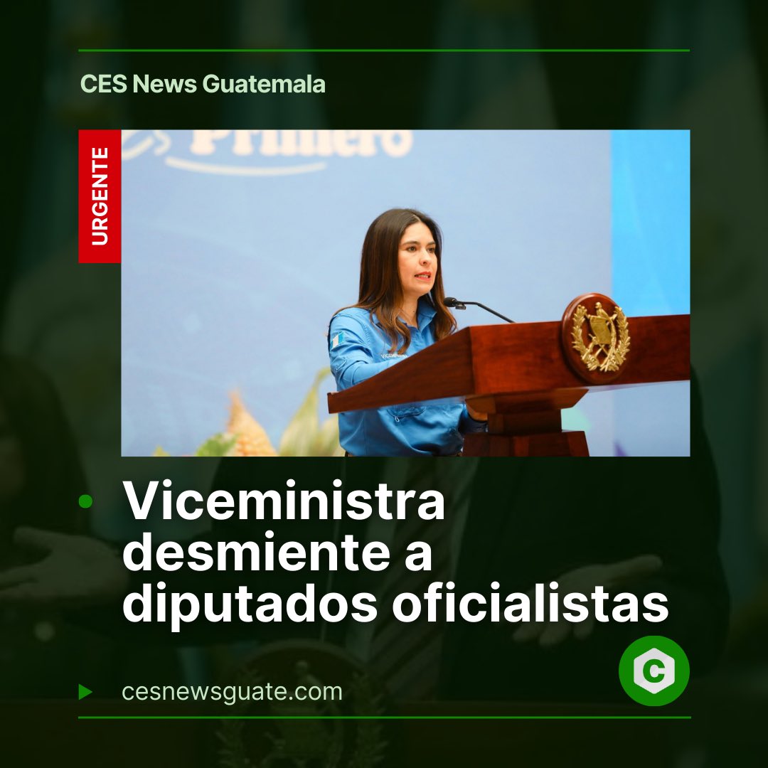 🚨 #URGENTE: Claudia Palencia, viceministra de Seguridad, desmintió a #SamuelPérez y #DavidIllescas, quienes acusaron a la UNE de estar tras los bloqueos. Aseguró que no existe información que respalde dichas afirmaciones.