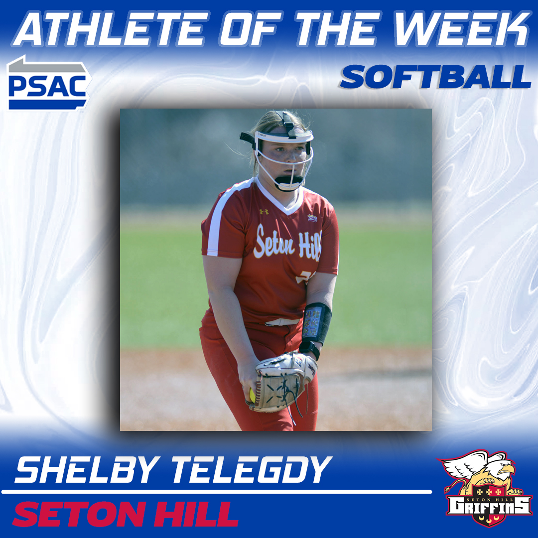 PSAC Sports (@psacsports) on Twitter photo SOFTBALL: Your #PSACSB Athletes of the Week!
EAST
Athlete: Emma Little, <a href="/GoBUHuskies/">Bloomsburg Huskies</a>
Pitcher: Madelayne Ruffner, <a href="/SURamsOfficial/">Shepherd University Athletics</a>
WEST
Athlete: Maddie Griffin, <a href="/IUPCrimsonHawk/">IUP Athletics</a>
Pitcher: Shelby Telegdy, <a href="/GriffinsSports/">SHUGriffin Athletics</a>
Full story: 🔗tinyurl.com/2bc52g89
#PSACProud SOFTBALL: Your #PSACSB Athletes of the Week!
EAST
Athlete: Emma Little, <a href="/GoBUHuskies/">Bloomsburg Huskies</a>
Pitcher: Madelayne Ruffner, <a href="/SURamsOfficial/">Shepherd University Athletics</a>
WEST
Athlete: Maddie Griffin, <a href="/IUPCrimsonHawk/">IUP Athletics</a>
Pitcher: Shelby Telegdy, <a href="/GriffinsSports/">SHUGriffin Athletics</a>
Full story: 🔗tinyurl.com/2bc52g89
#PSACProud