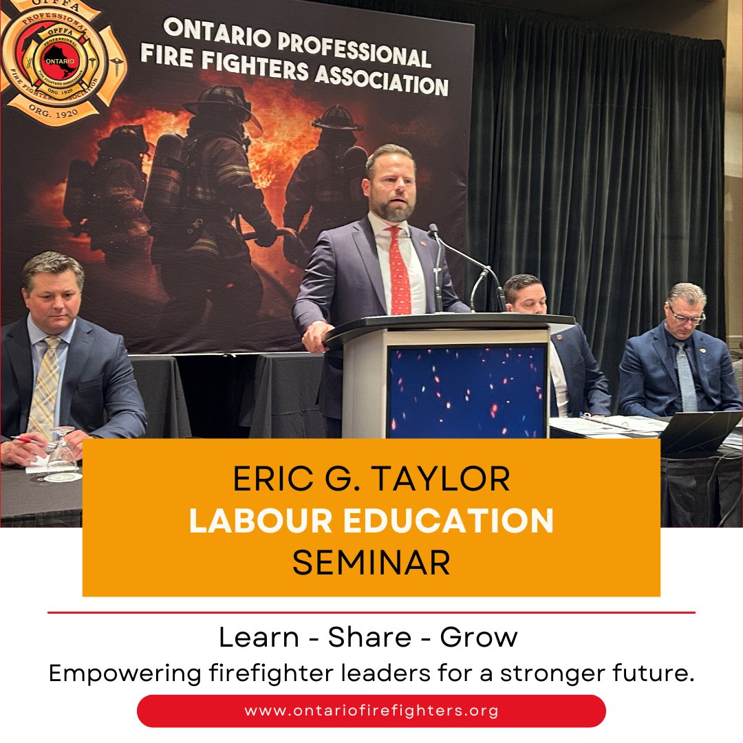 OPFFA (@opffa) on Twitter photo Minister of Labour <a href="/DavidPiccini/">David Piccini</a> addresses delegates at the #OPFFA2025 seminar. Thanks to the Skills Development Funding program, the #OPFFA can certify more fire ground survival instructors in 2025 & 2026. Minister of Labour <a href="/DavidPiccini/">David Piccini</a> addresses delegates at the #OPFFA2025 seminar. Thanks to the Skills Development Funding program, the #OPFFA can certify more fire ground survival instructors in 2025 & 2026.