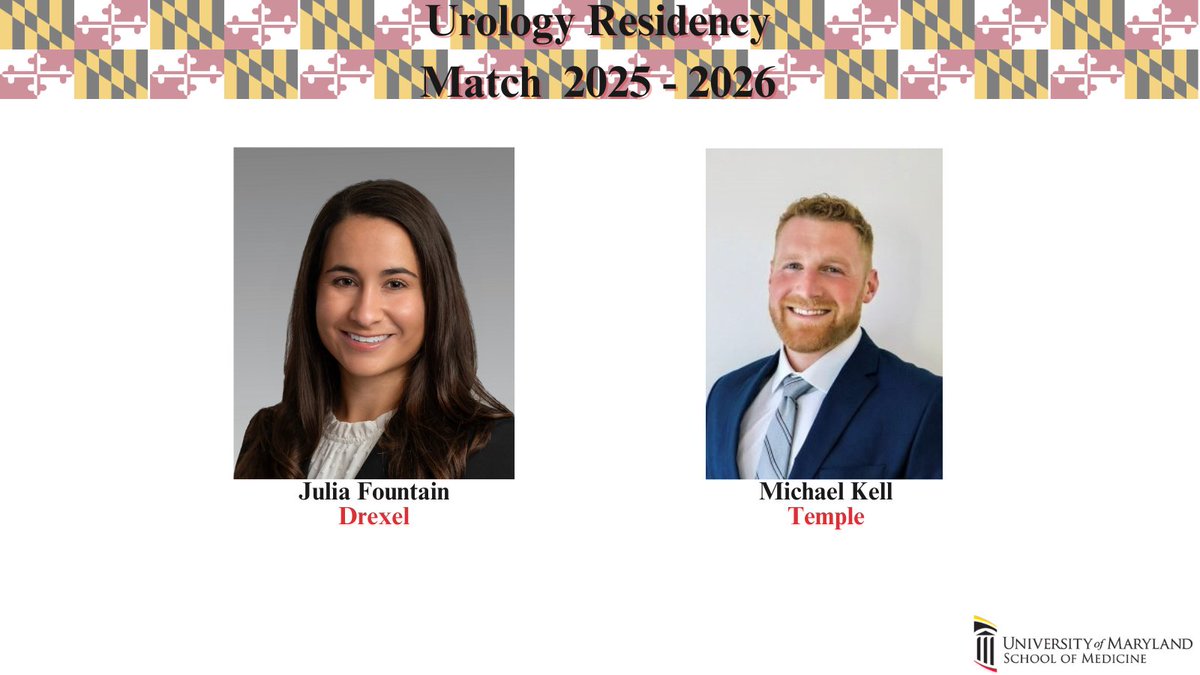 Welcome to the UMSOM Urology Team to our newest class of residents! #MatchDay #MatchDay2025 #Maryland