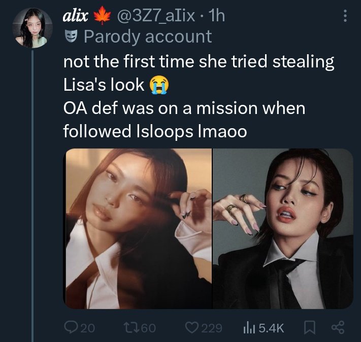 moreofthekiwi's tweet image. doing literally everything but streaming flop ego, cause wym they think Jennie would copy someone whos not original while being the trendsetter herself😭