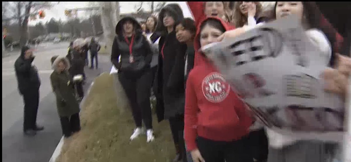 Looks like rain didn’t dampen the spirit of students in North Andover who walked out of class this morning over  proposed teacher cuts for next year…administrators say they look forward to working with students and the community in tackling the proposed cuts head-on #7News