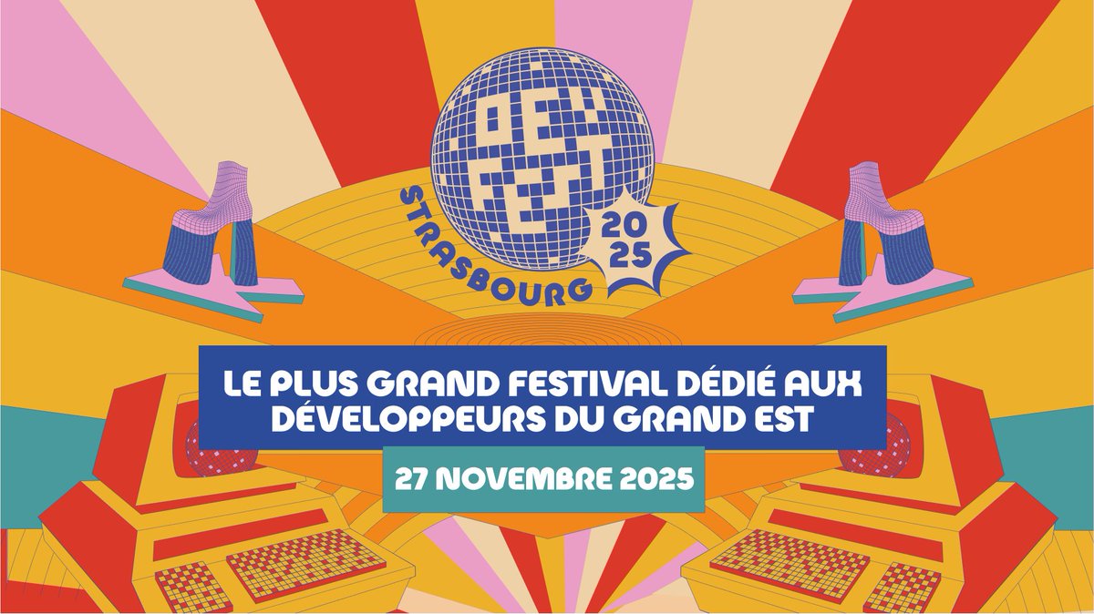 Rendez-vous sur le dancefloor le 27 Novembre. Cette année c'est habillé de nos plus beaux pattes d'eph' qu'on vous accueillera pour le plus grand festival dédié aux développeurs de la région !

Découvrez les premiers détails dès maintenant 👉 devfest.gdgstrasbourg.fr