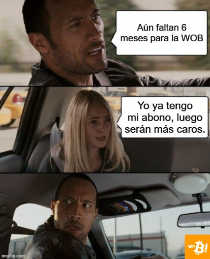 Luego no podrás decir que no te hemos avisado...

Tickets en: wobitcoin.org