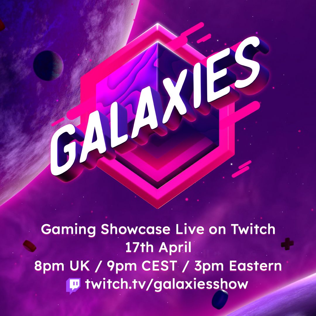We can't wait to be a part of the first-ever #Galaxies showcase next month, hosted by <a href="/Twitch/">Twitch</a>! 📺  

Tune in on twitch.tv/galaxiesshow on 17th April at 8PM UK. We'll be giving folks a first-look at the upcoming Easter event for #Phasmophobia.