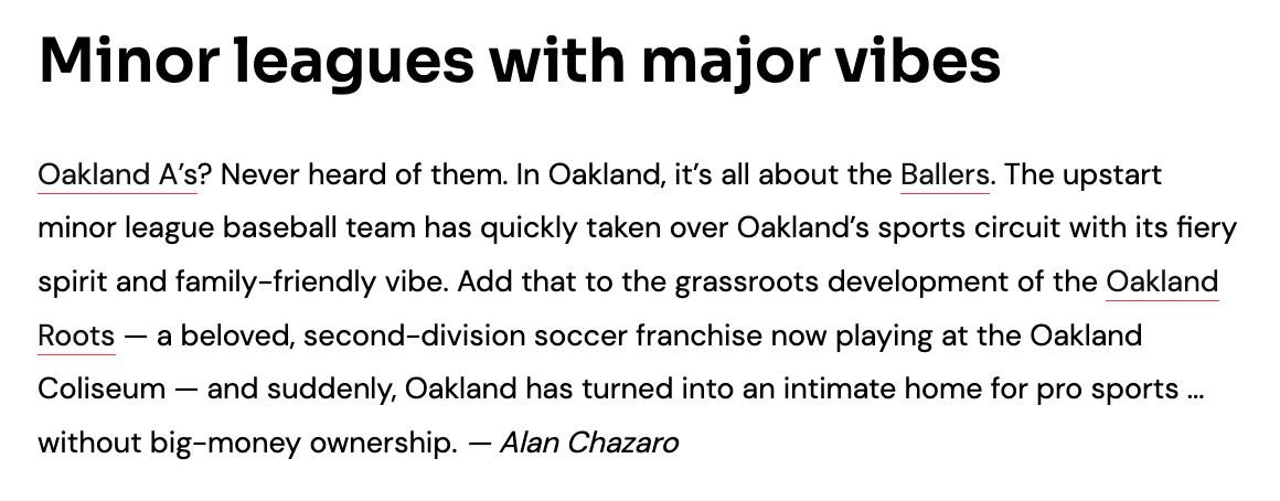 Love this whole list.

Love Oakland.

And thanks for the shoutout <a href="/SFGate/">SFGATE</a> 

sfgate.com/local/article/…