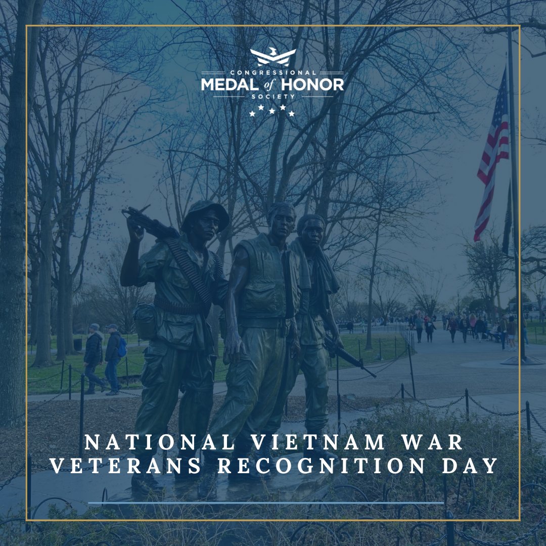 Today, we honor the brave veterans who served during the Vietnam War. National Vietnam War Veterans Recognition Day is a time to express our deepest gratitude for their sacrifices and to remember those we lost. Let us never forget their service and sacrifice.