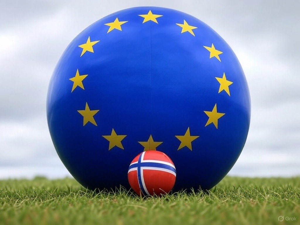 MlleMalin's tweet image. Er Trump og Putin så forferdelige at du vurderer å stemme for EU (dvs Høyre, Venstre, MDG eller AP)? Ta i så fall følgende innspill til etterretning:
• EU passer ikke for små rike land. Man betaler basert på BNP (skyhøy for Norge) og får stemmerett basert på folketall