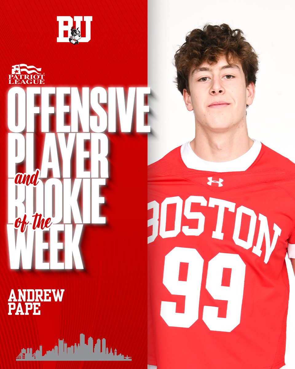 TerrierMLAX's tweet photo. After some sensational performances all over the field on Saturday, we took home four of the five @PatriotLeague weekly awards!

📝: https://t.co/MC60s6FAdY https://t.co/BlNr7ZvmcP