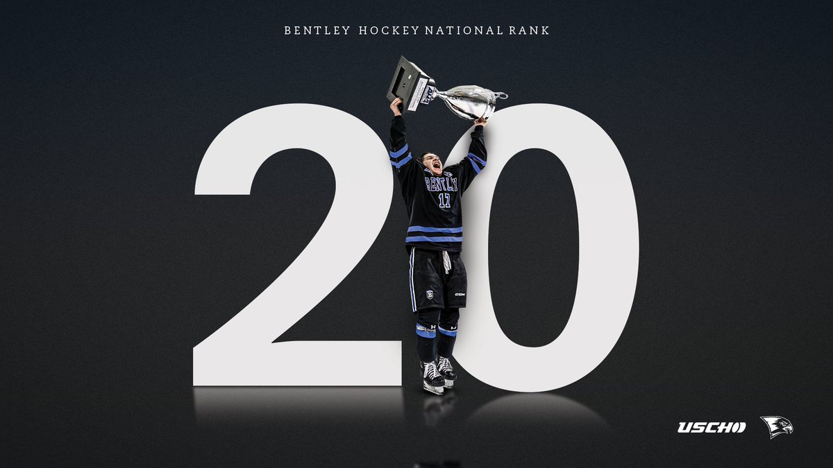 For the first time!

Bentley is ranked in the USCHO Poll. The Falcons are ranked 20th this week.

📰 tinyurl.com/3nhxyu5r