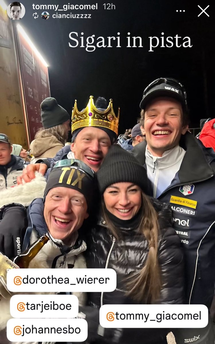 Kings and queen #Boe #Giacomel #Wierer