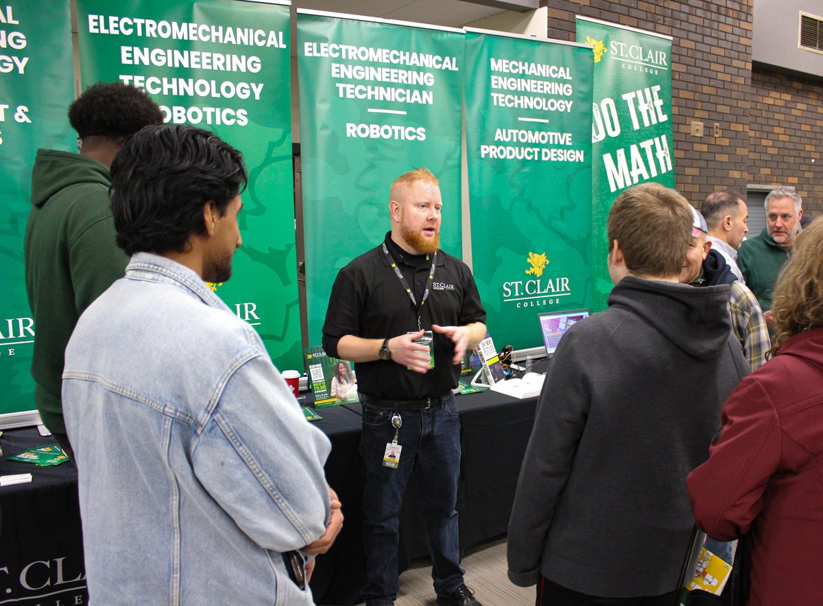 StClairCollege's tweet photo. 🎉 THANK YOU FOR AN AMAZING SPRING OPEN HOUSE! 🌟 It was wonderful welcoming everyone to our campuses for insightful tours, program exploration, and great conversations. Missed it? Visit https://t.co/I179ELcJLy or book a tour at https://t.co/KMKzLUj3VW. 💚💛 📸 Rohan Madhusudan https://t.co/5tu8gZShcV