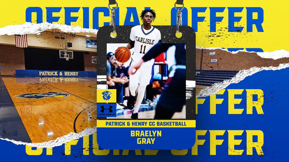 Braelyn Gray (@graybraelyn11) on Twitter photo After a great conversation with Coach <a href="/CoachDanMilloy/">Dan Milloy</a> I have officially been offered by <a href="/phccpatriotsMBB/">Patrick & Henry CC MBB</a> <a href="/Hillcitycrash/">Hill City Crash</a> <a href="/JasonNiblett3/">Jason Niblett</a> <a href="/CoachHunterHCC/">Matt Hunter</a> After a great conversation with Coach <a href="/CoachDanMilloy/">Dan Milloy</a> I have officially been offered by <a href="/phccpatriotsMBB/">Patrick & Henry CC MBB</a> <a href="/Hillcitycrash/">Hill City Crash</a> <a href="/JasonNiblett3/">Jason Niblett</a> <a href="/CoachHunterHCC/">Matt Hunter</a>