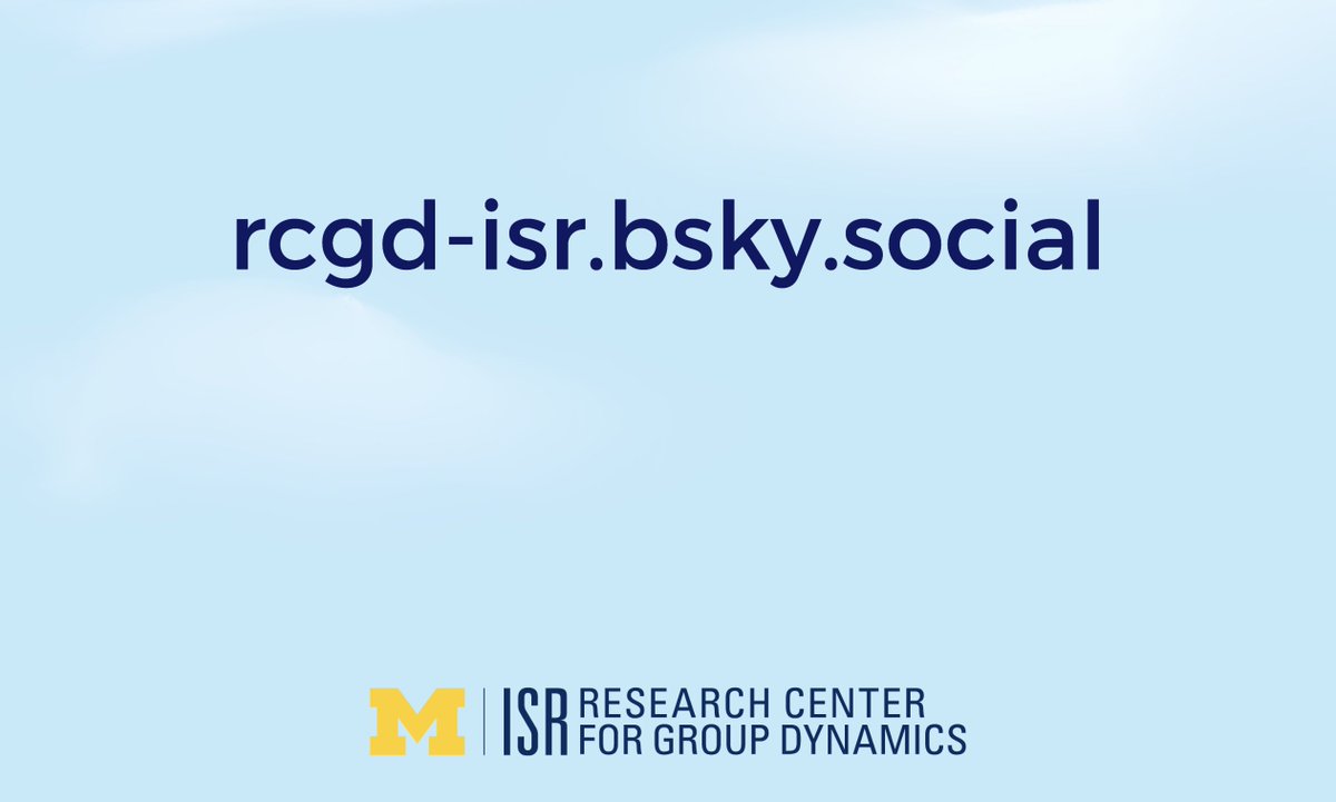 RCGD_ISR's tweet image. RCGD is not currently active on this platform. Connect and follow us elsewhere to engage with great research in social science.